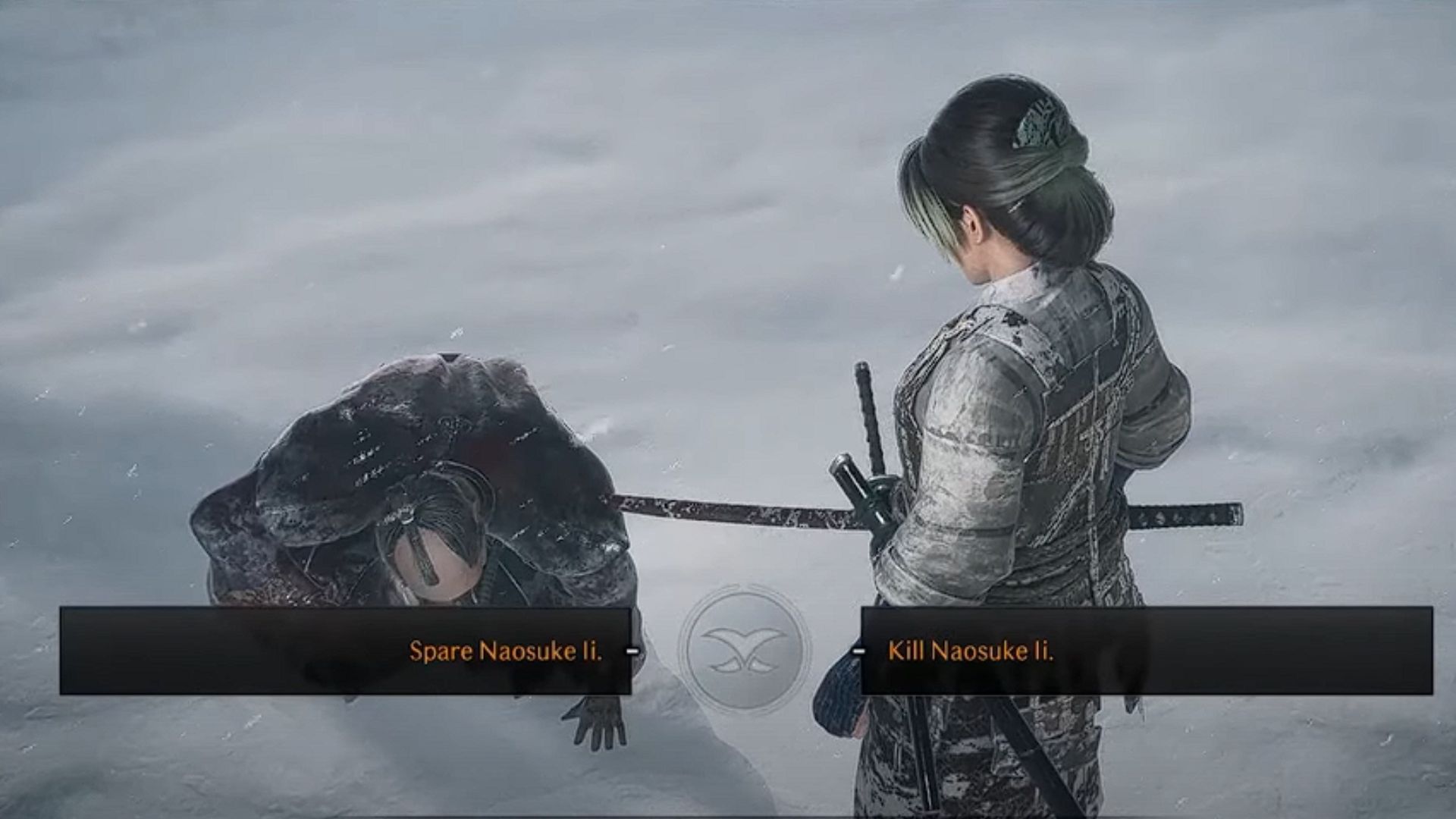 should you kill or spare naosuke in rise of the ronin 