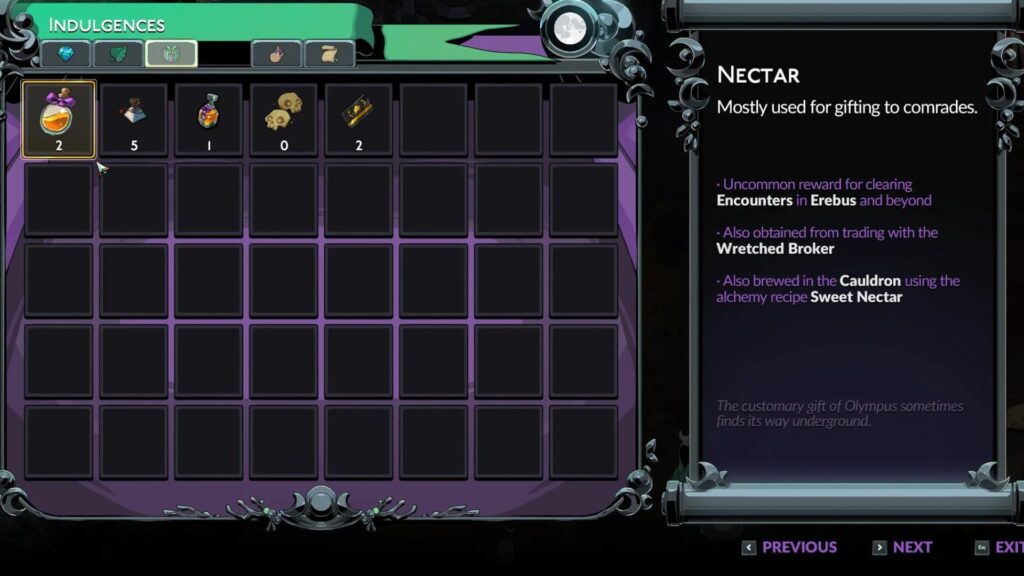 nectar hades 2