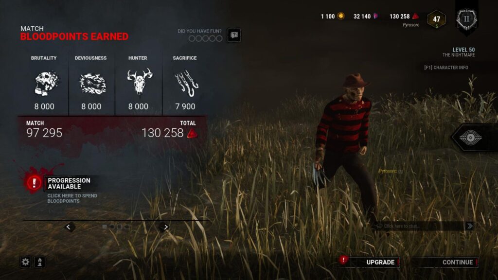 dead by daylight bloodpoint earning process