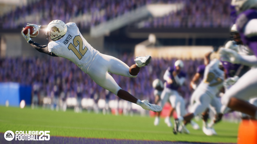 The college football game is proving to be a huge triumph for Electronic Arts.