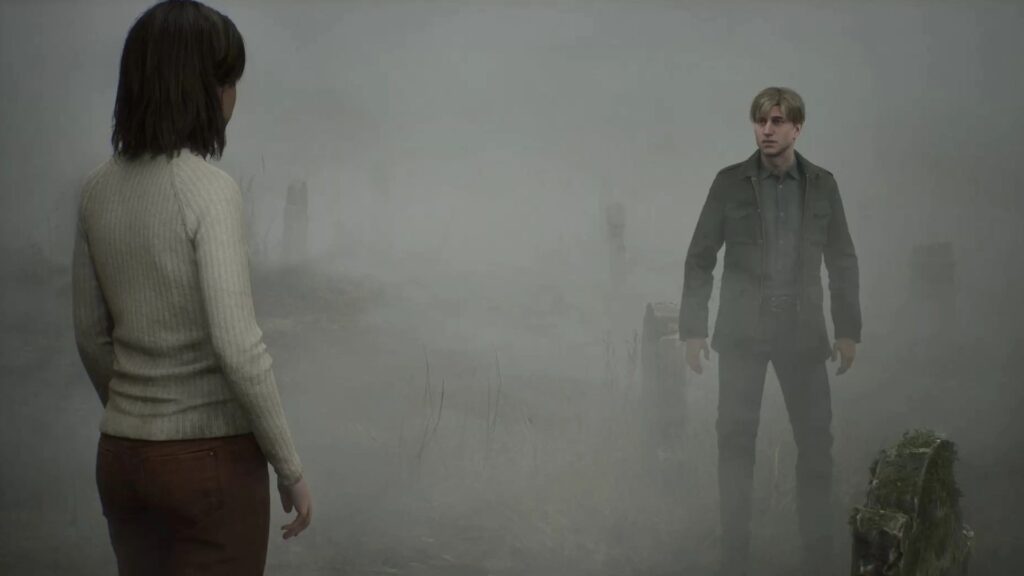 silent hill 2 in-game scene